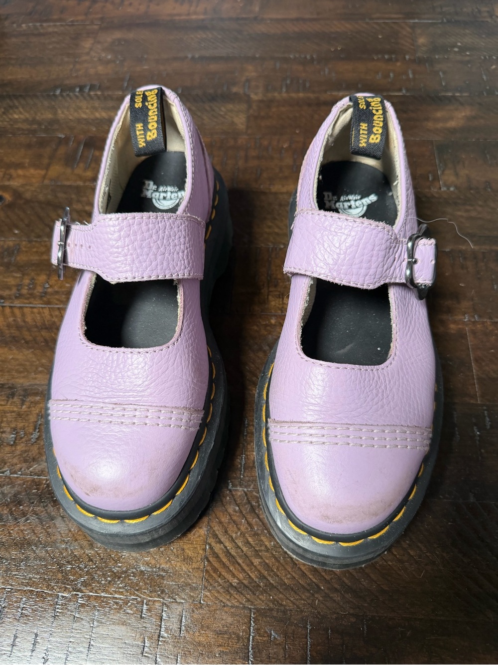Dr. Martens Kids Lavender Lilac Light Purple Mary Jane Shoes